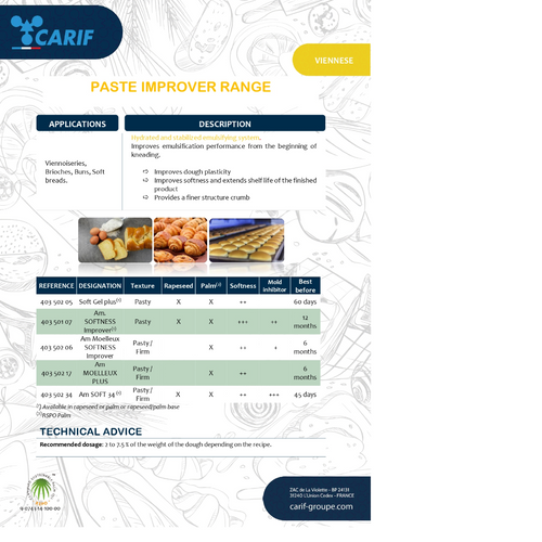 CARIF PASTE IMPROVER RANGE