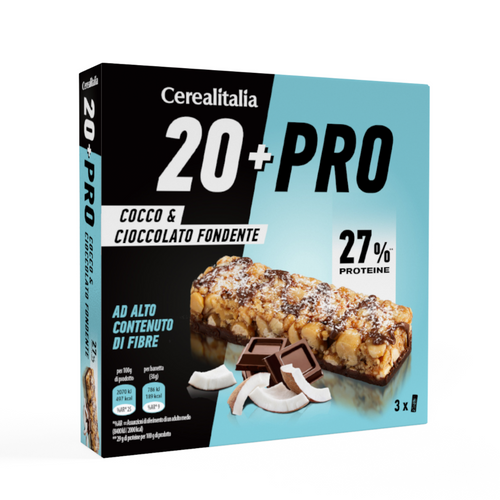 PROTEIN BARS WITH COCONUT AND DARK CHOCOLATE