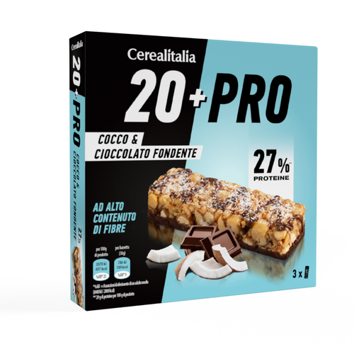 PROTEIN BARS WITH COCONUT AND DARK CHOCOLATE