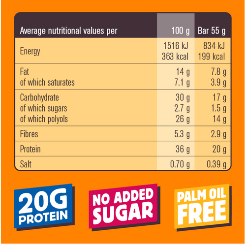 Chiefs Protein Bar Salty Caramel