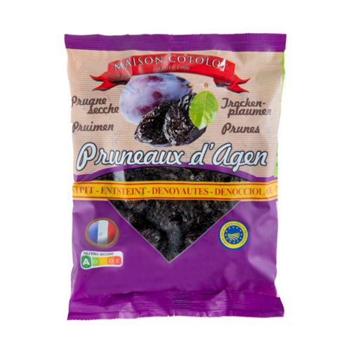 Agen pitted prunes in pillow bags