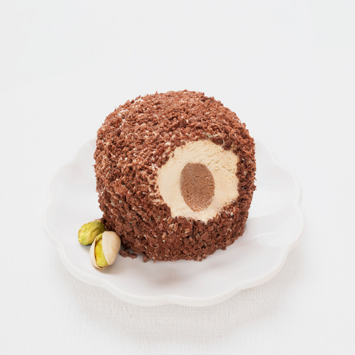 Pistachio Ice Cream Tartufo