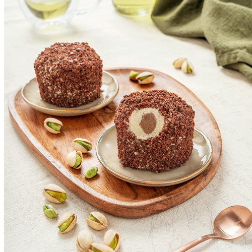 Pistachio Ice Cream Tartufo