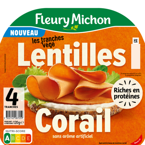 4 slices of Coral Lentils