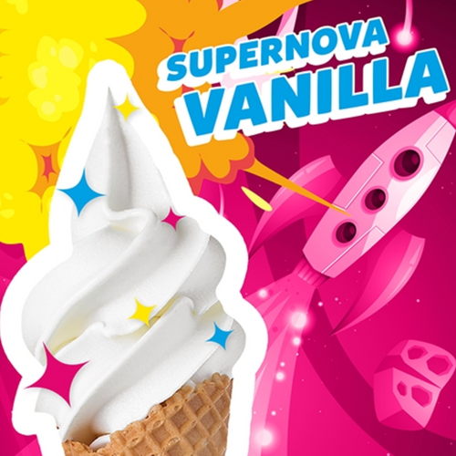 Frosty Boy Supernova Vanilla Soft Serve Mix