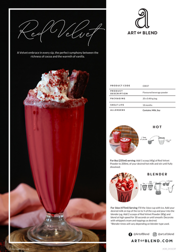Frosty Boy Global: Art of Blend - Red Velvet