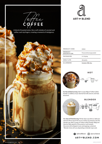 Frosty Boy Global: Art of Blend - Toffee Coffee