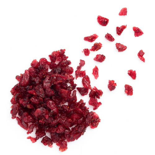 Dried cranberries, cane sugar - double diced