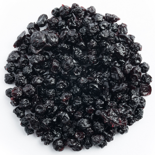 Wild dried blueberries, cane sugar