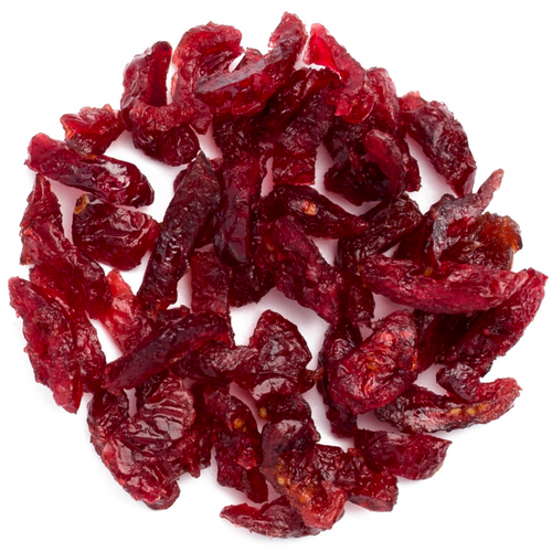 Dried cranberries, cane sugar - julienne cut