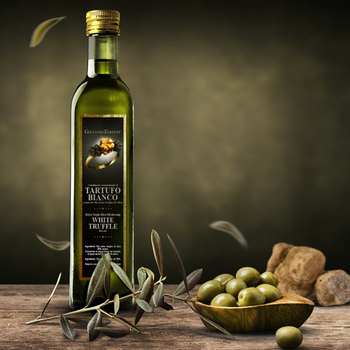 Extra virgin olive oil dressing White Truffle flavour