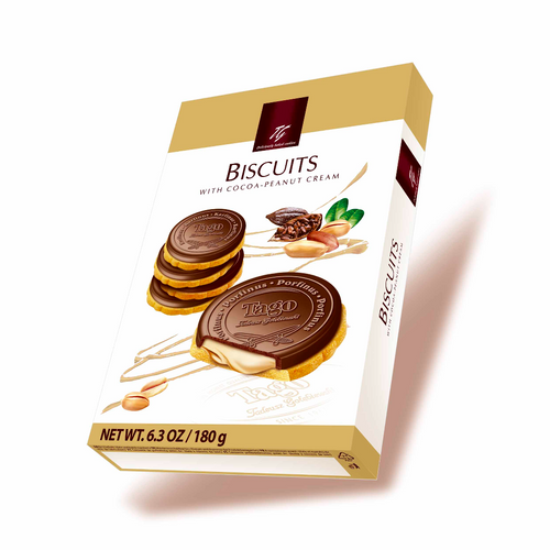 TG Biscuits with Cocoa - Peanut Cream 180g