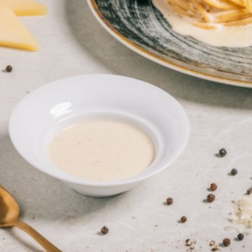 Pecorino cheese and black pepper sauce