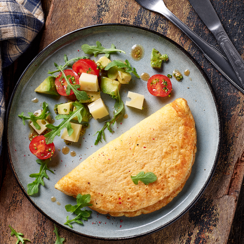 Ready made omelettes