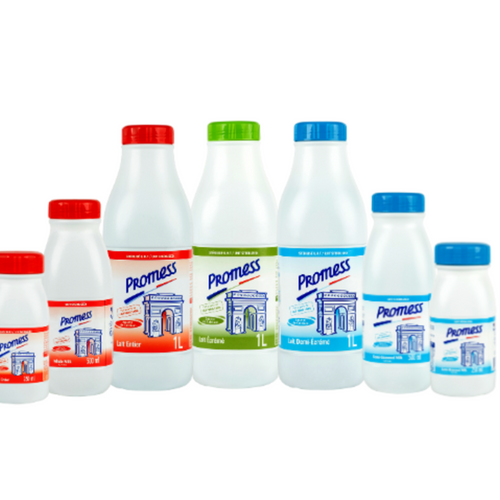 UHT Sterilized Plain milk - 1L, 500ml & 250ml HDPE Bottles