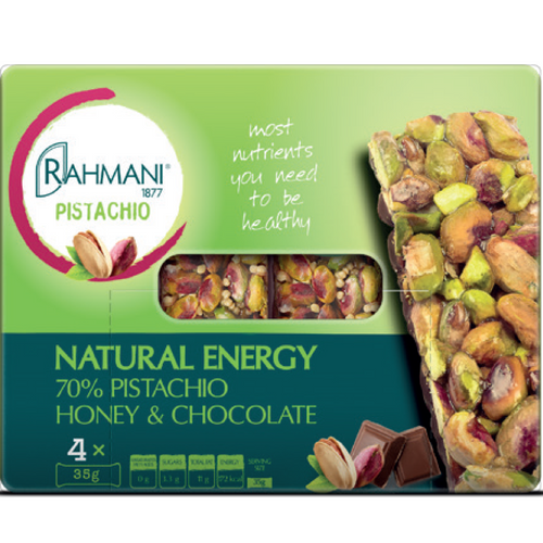 Pistachio Nut Bar 35gr (4 pieces per box)