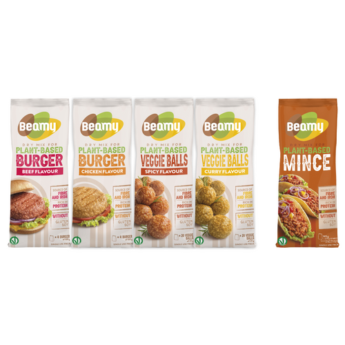 Beamy plant-based mix for meat alternatives