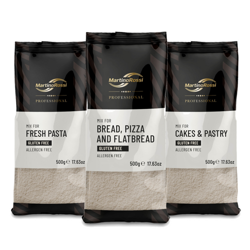 Gluten free mixes for bakery, cakes & pastries and fresh pasta