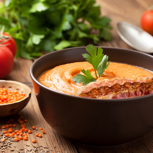 Heat treated pulses flour