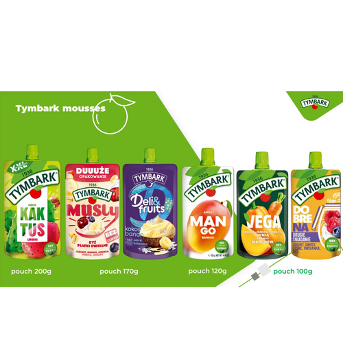 TYMBARK juices, nectars and mousses