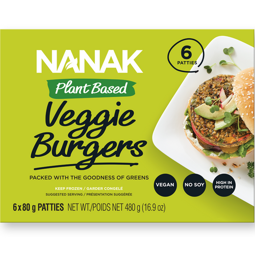 Nanak Veggie Burgers - Plant Based