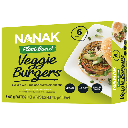 Nanak Veggie Burgers - Plant Based