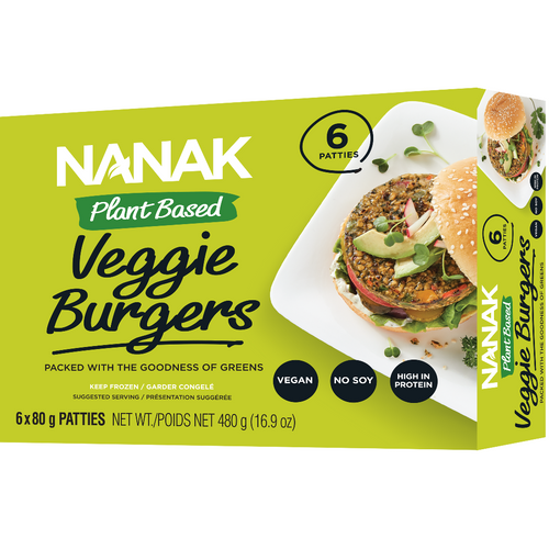 Nanak Veggie Burgers - Plant Based