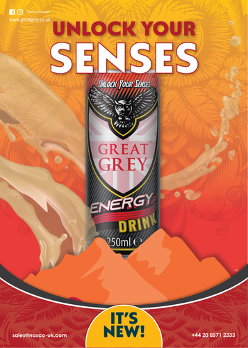 Great Grey Energy Drink