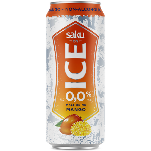 Saku on Ice 0,0% Mango malt drink
