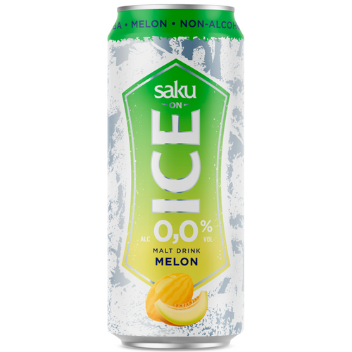 Saku on Ice 0,0% Melon malt drink