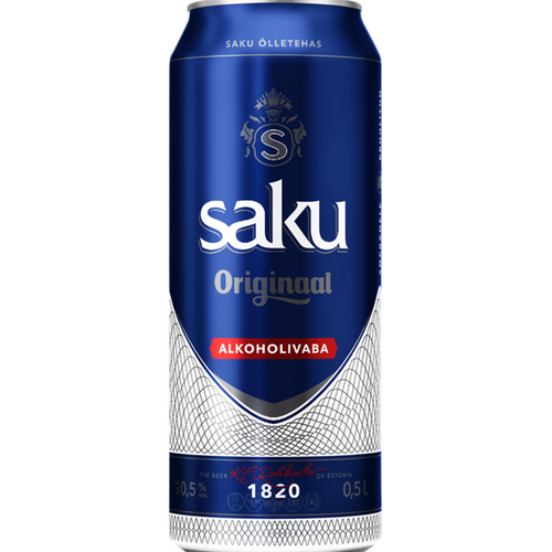 Saku Originaal 0,0% non-alco malt drink