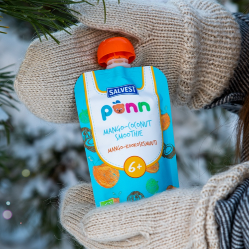 PÕNN Organic Mango-coconut smoothie 6+ 110g