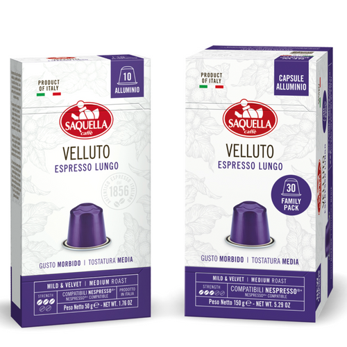 Saquella Espresso Velluto Nespresso* Compatible Capsules