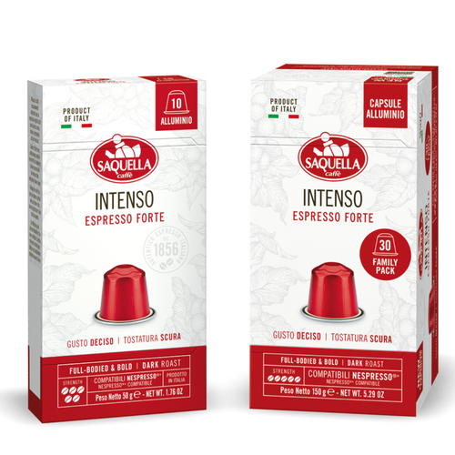 Saquella Espresso Intenso Nespresso* Compatible Capsules