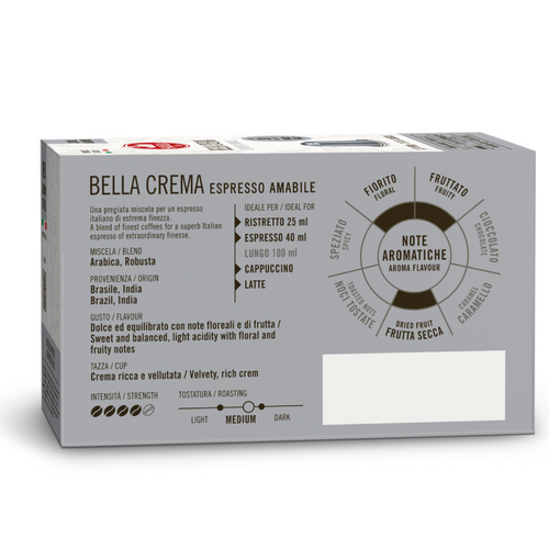 Saquella Espresso Bellacrema Nespresso* Compatible Capsules