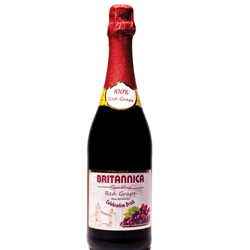 Britannica Red Grape Non-Alcoholic Celebration Drink