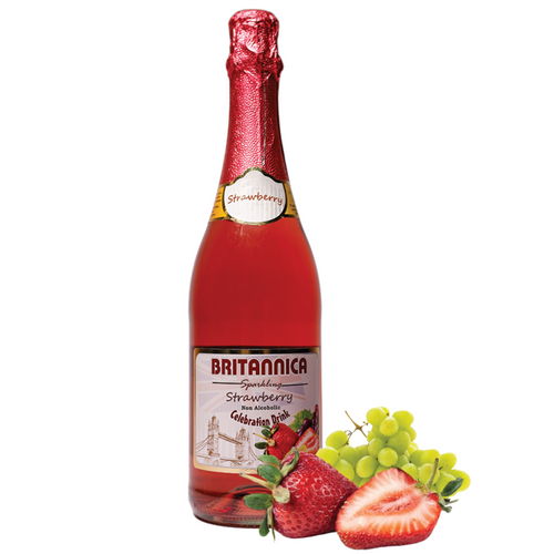 Britannica Strawberry Grape Non-Alcoholic Celebration Drink