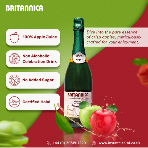 Britannica Apple Non-Alcoholic Celebration Drink