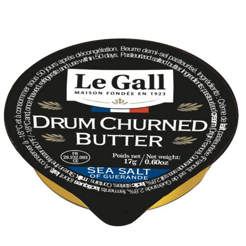 Drum churned butter - Mini dishes - unsalted / salted with Salt of Guérande - 17g x 48