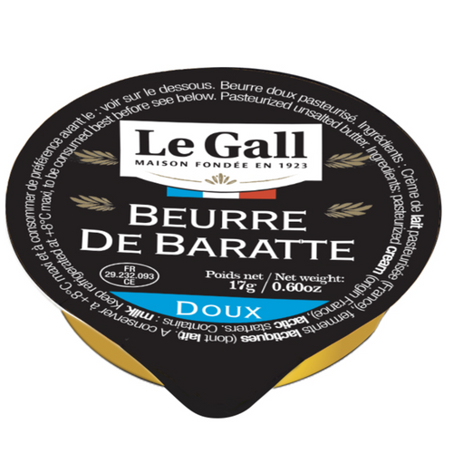 Drum churned butter - Mini dishes - unsalted / salted with Salt of Guérande - 17g x 48