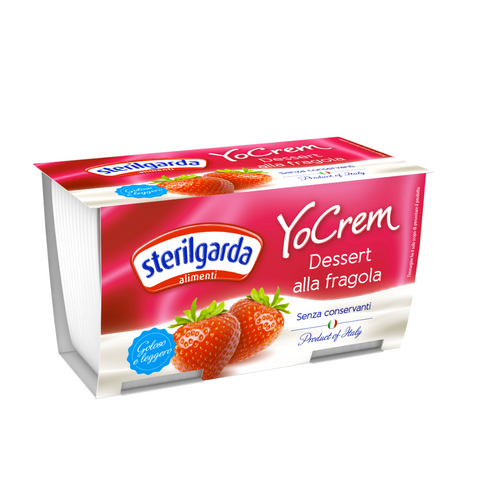 Long shelf life yogurt strawberry 100gx2