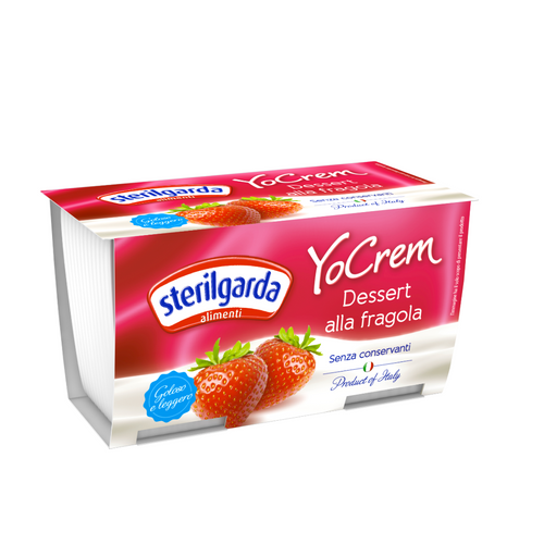 Long shelf life yogurt strawberry 100gx2