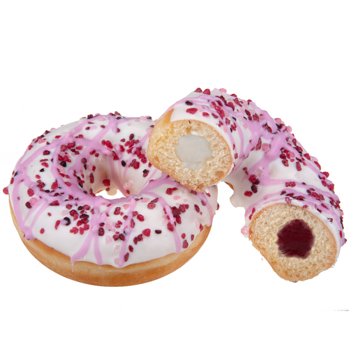 Cream and Wild Fruits Donut