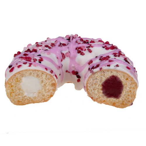 Cream and Wild Fruits Donut