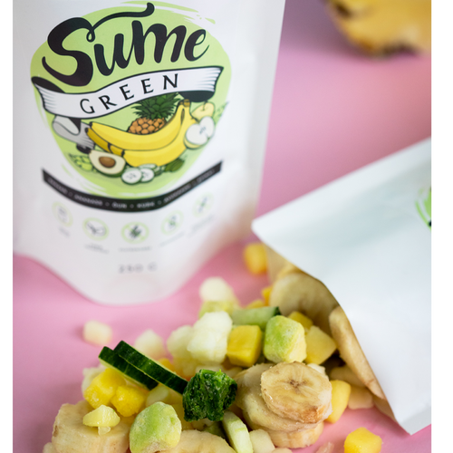 Frozen smoothie mix SUME Green,  250 grams