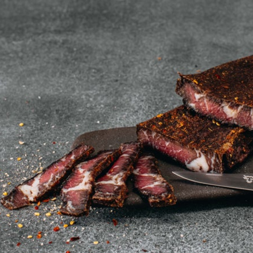 Wagyu Sliced Chilli Biltong (50g packet)