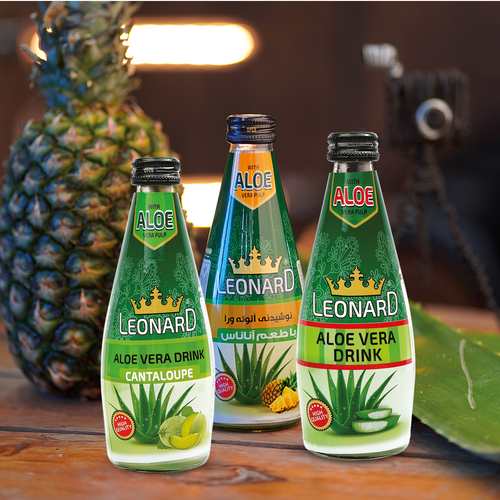 Aloe Vera Drink, Glass bottle