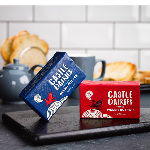 Castle Dairies Salted Block Butter 250g