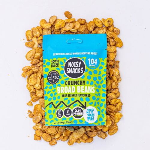 Noisy Snacks - Beef Brisket Broad Beans 100g