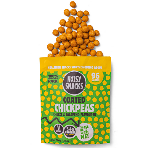 Noisy Snacks - Cheese & Jalanpeno Coated Chickpeas 100g